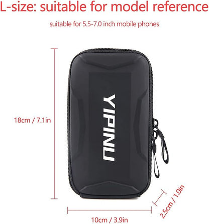 Dxyufazhe Outdoor Sports Multifunctional Armband Waterproof Running Sports Fitness Mobile Arm Bag, Compatible with iPhone 15 Pro Max 15 XS XR 8, Galaxy S25 S20 S10 Plus for Men & Women (Black)