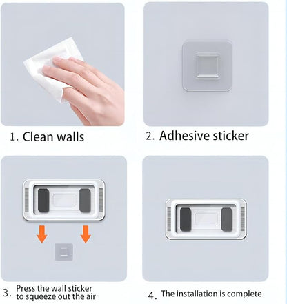 Bathroom Waterproof and Anti Fog Phone case with 360 Degree Rotation (White)
