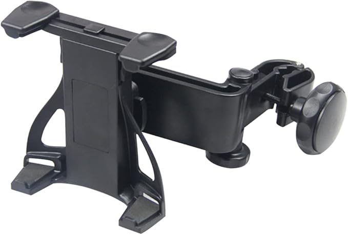 Veemoon Tablet Holder for Car 5-12.9 Inches Universal Phone Stand Seat Headrest Phone Holder Black Prevents Scratches and Damage