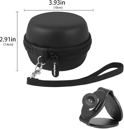 Leayjeen Travel Case Compatible with Hicober 3 in 1 Charging Station/UCOMX Nano Magnetic 2 in 1 Wireless Charger,Foldable Magnetic Charging Station Storage Holder Bag (Case Only) Gray