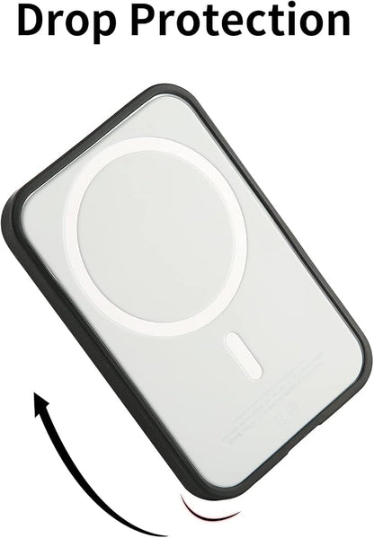 oakxco Silicone Case Compatible with Magsafe Battery Pack, Magsafe Battery Pack Cover, Scratch & Shatter Resistant, Black