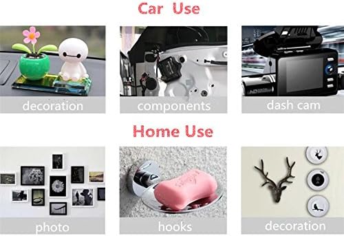 Pop Up Adhesive Dots Double Sided Mounting Tabs Round Sicky Pads Foam Tape Sticky Suction Tab Perfect for Dashboard Toys, Windshield, GPS, Tiles, Walls