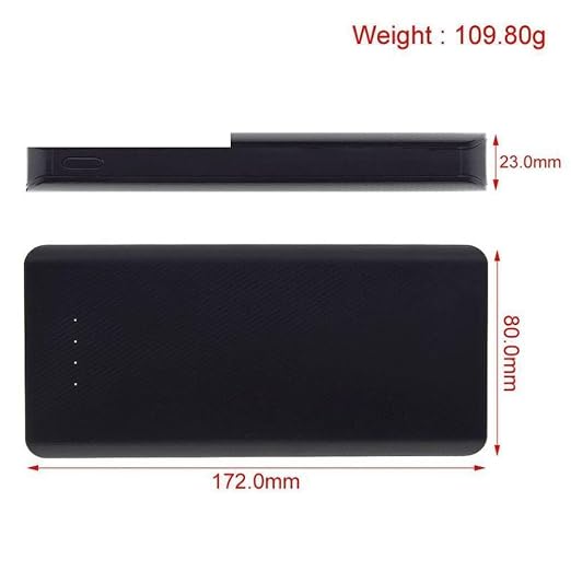 QC4.0 QC3.0 Dual USB Micro/Type-C USB 8x18650 Box 5V 4.5A 22.5W 25000mAh Mobile Phone Charger DIY Shell Case
