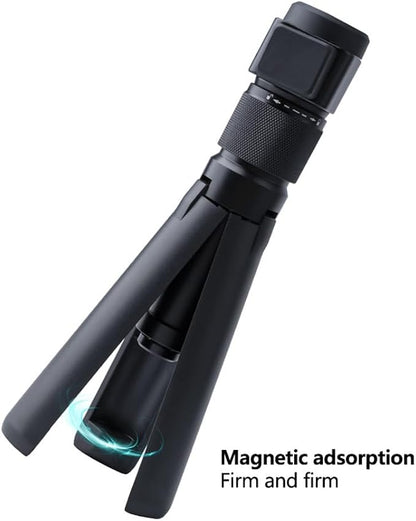 Bullet Time Handle Tripod Rotating Grip for Insta360 X5/X4/X3, DJI OSMO Pocket 3, GoPro – 360° Rotating Grip, 1/4" Thread, 6 lbs Capacity, Compact Selfie Stick & Tabletop Tripod