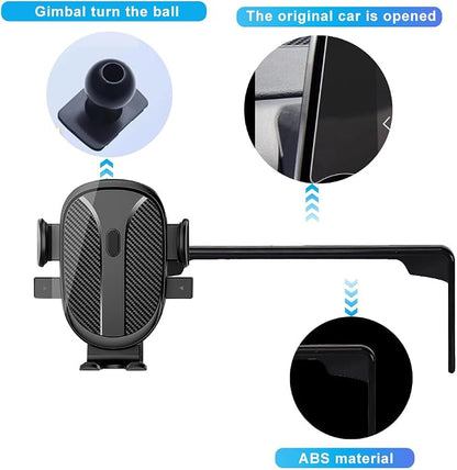 Car Phone Holder for Honda HRV 2023 2024 2025 2026 & CRV/CR-V 2023 2024 2025 2026 Accessories 7/9-inch Screen Dash Mount Cell Phone Holder for Most Smartphones Auto Interior Accessories