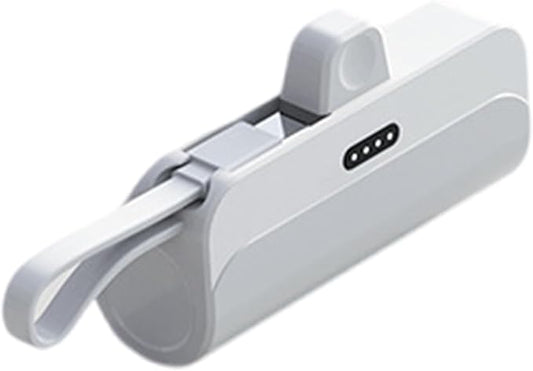 Portable Charging External Battery Mobile Batteries Case Removable Without Battery White