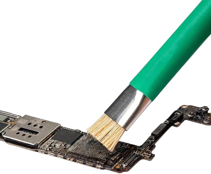 2pcsDouble-Head Anti-Static Repair Brush for Mobile Phone Computer Pad Motherboard Circuit PCB Dust Removal Cleaning Brush Tool