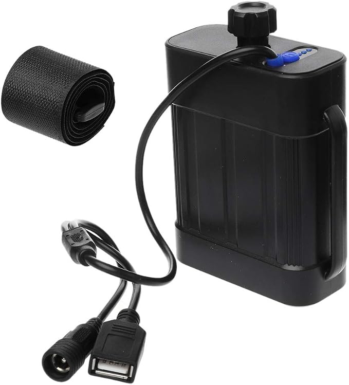 Pack Of 2pcs 18650 26650 8.4V Rechargeable Battery For Case Pack Waterproof Housing Cover With For USB Charger For Bi Battery Case Holder Box Bracket Stand Shelf Storage Container Pack Cover Bag