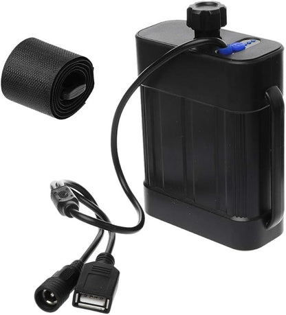 Pack Of 2pcs 18650 26650 8.4V Rechargeable Battery For Case Pack Waterproof Housing Cover With For USB Charger For Bi Battery Case Holder Box Bracket Stand Shelf Storage Container Pack Cover Bag