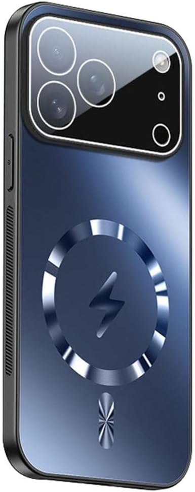 Magnetic Case for iPhone 17 Pro Max/17 Pro/Air/17,Heavy Duty Protection Camera Shock Protection Slim Wireless Charging Matte Phone Cover (17,Blue)