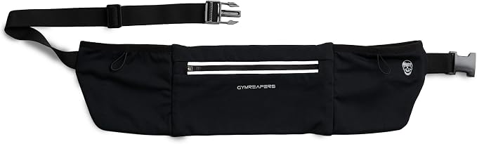 Gymreapers Stryda Running Belt Fanny Pack For Women & Men - Phone Holder Waist Belt Gifts For Runners, Joggers, Sports & Gym Workout - Lightweight Adjustable Waist Pouch For Running Gear Accessories