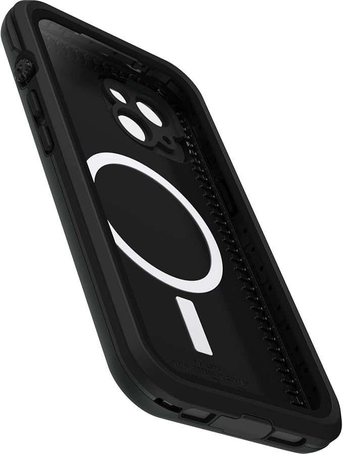 OtterBox FRĒ Series Waterproof Case with MagSafe (Designed by LifeProof) for iPhone 14 - Black
