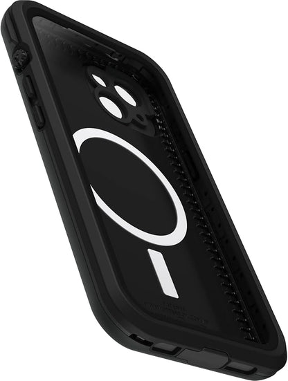OtterBox FRĒ Series Waterproof Case with MagSafe (Designed by LifeProof) for iPhone 14 - Black