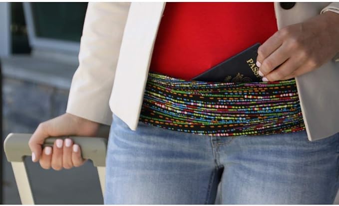 BANDI Running Belt for Women & Men – USA Made No-Bounce Adjustable Waist Pack & Secure Fanny Pack – Fits All Phones, Gels & Essentials – Zipper-Free, Medical Device Friendly