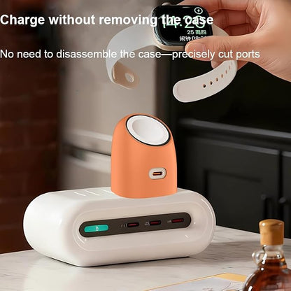 Soft Silicone Protective Cover for TORRAS Ostand 45W USB-C for Dynamic Charger Case Shockproof Anti-Scratches Dustproof Charging Block Skin Sleeve Shell Accessories (Orange)