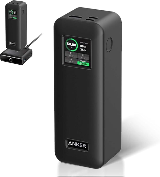 Case Cover for Anker Prime Power Bank 27,650mAh 250W, Full-Body Protective Cover for Anker Prime Power Bank,Drop-Proof,Scratch-Proof,Shock-Proof,Black