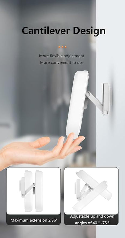 Shower Phone Holder Waterproof - 360° Bathroom Wall Phone Mount Stand Water Proof Anti Fog Case, Suitable for Phones Under 7 inches (First Generation Green)