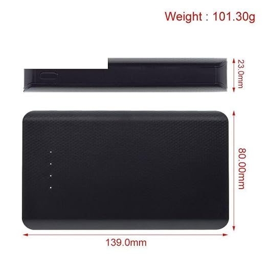 QC4.0 QC3.0 Dual USB Micro/Type-C USB 6x18650 Box 5V 4.5A 22.5W 20000mAh Mobile Phone Charger DIY Shell Case