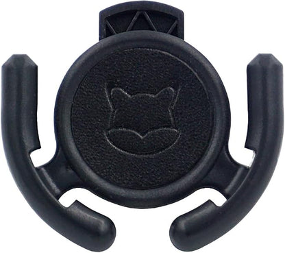 Car Vent Mount Holder 2 Pack - Compatible with Popsocket - Black Leather Car Mount Made for Pop Socket Grips Collapsible Phone Holder for PopMount - with Clip for Horizontal Air Vent ONLY