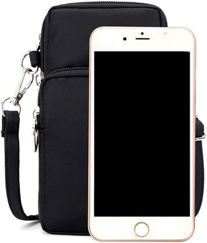 MINTEGRA Crossbody Phone Purse Nylon Shoulder Pouch Walking Wallet Wristlet Sport Armband
