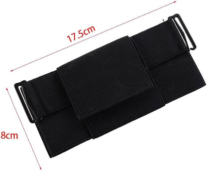 Leadigol Slim Running Phone Belt Bag, 18x9cm Waist Bag Money Belts Waist Pack Pouch Running Phone Holder Bag for Hiking Climbing Outdoor Women Men(17.5cm)