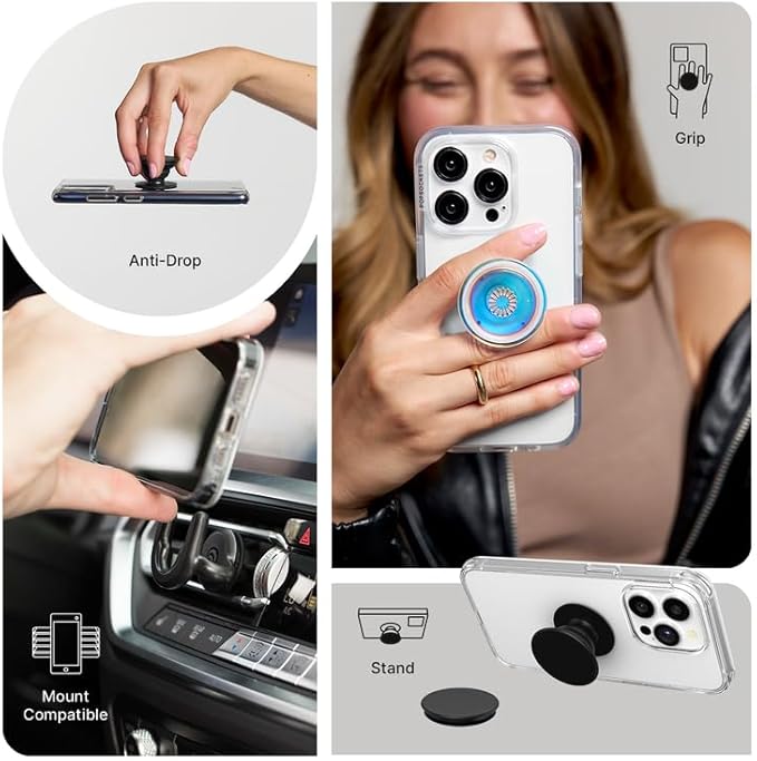 PopSockets Adhesive Phone Grip, Holder, Phone Stand, Green - Fresh Pine