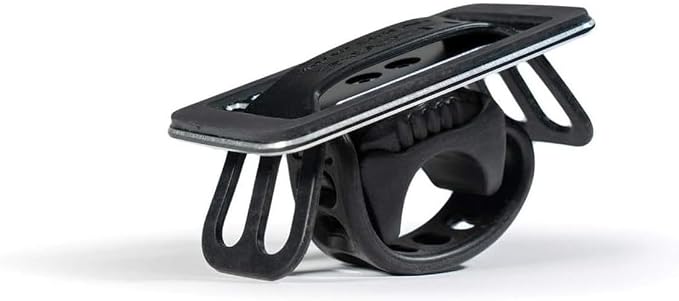 LEZYNE Lightweight Machined Aluminum Smart Grip Bicycle Phone Mount | Highly Flexible Band, Non-Slip Material, Includes Two Strap Sizes | Road, Gravel, or Mountain Bike Rides - 100.6mm, 57.1mm, 44.4mm
