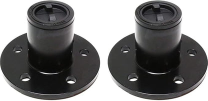 Evan-Fischer Manual Locking Hub Set of 2 compatible with Ford Ranger 90-97 Black 4.5 Bolt Circle 5-Stud 27 Splines