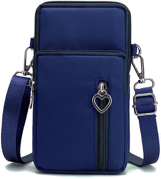Phone Armband for iPhone 16 15 14 13 Pro/Pro Max, Samsung Galaxy S25 S24 Ultra Plus A16 A15 A06 - Crossboy Phone Purse Bag