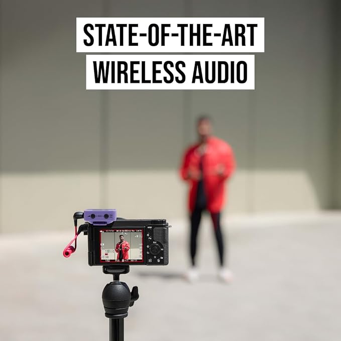 RØDE Wireless GO (Gen 3) – Compact Wireless Mic – Pristine Audio, 32-bit Float Recording, Automatic Level Control, for Phones, Cameras and Computers (Lilac)