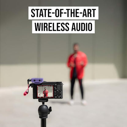 RØDE Wireless GO (Gen 3) – Compact Wireless Mic – Pristine Audio, 32-bit Float Recording, Automatic Level Control, for Phones, Cameras and Computers (Lilac)