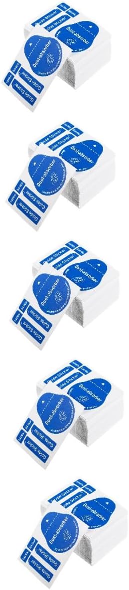 Mikikit 1000Pcs LCD Screen Sticker: Dust Removal Stickers Screen Cleaning Sticker LCD Cleaning Decals for Cell Phone Tablet Monitors