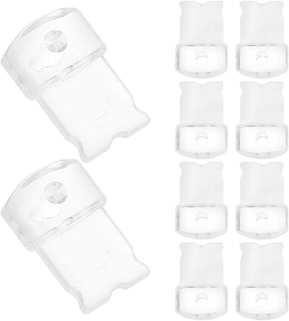 Housoutil Clear Charging Port Plugs 20Pcs Protective Dust Caps for Easy Install USB Dust Plug to Prevent Debris and Maintain Phone Port Functionality