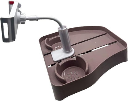 MYCENSE Hot Tub Tray Phone Stand, Waterproof Adjustable Hot Tub Accessories with Cup Holder, Serving Tray for Park, Camping Yard