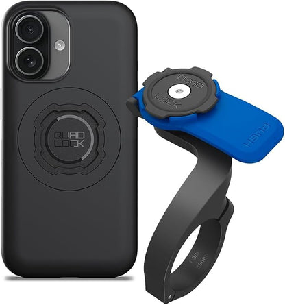 Quad Lock Out Front Handlebar Bike Phone Mount (V3) with MAG Phone Case for iPhone 17