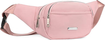 DAITET Crossbody Fanny Pack for Men&Women,Large Waist Bag & Hip Bum Bag with Adjustable Strap for Outdoors Workout Traveling Casual Running Hiking Cycling