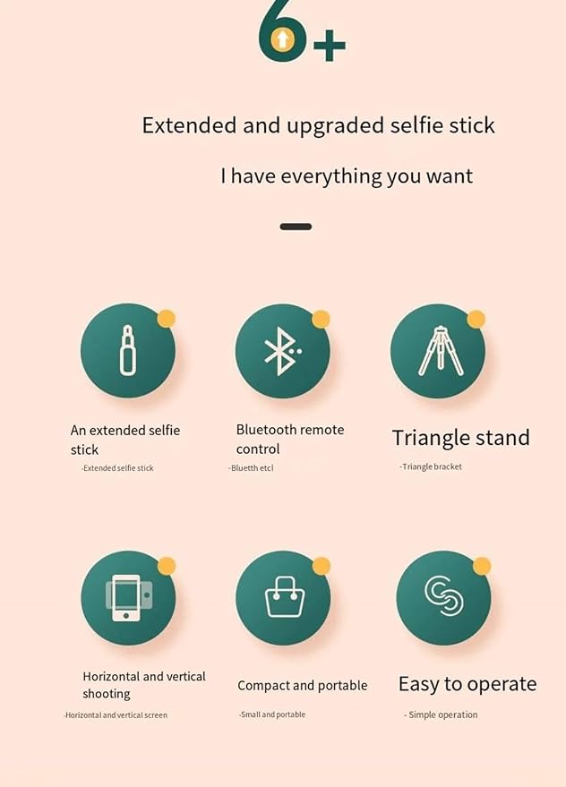 Selfie Stick Tripod, 3 in 1 Extendable & Portable iPhone Tripod Selfie Stick with Wireless Remote Compatible with iPhone 16 15 14 13 12 11 pro Xs Max 8 7, Galaxy Note10/S20/S10