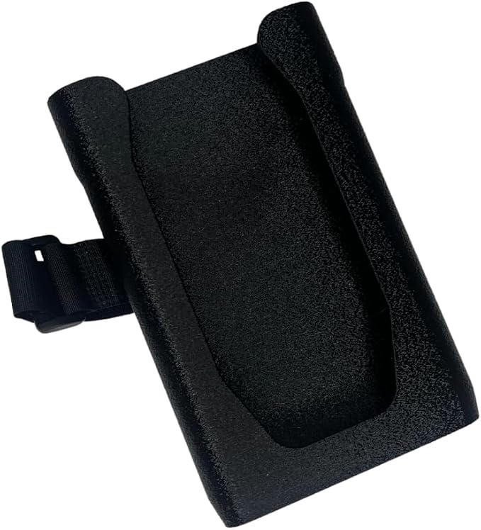 Chatelet Universal Phone Holder with Strap On Design | Phone Mount for Boats, Golf Carts, Pool Umbrellas, Strollers & More | Made in USA (Black)