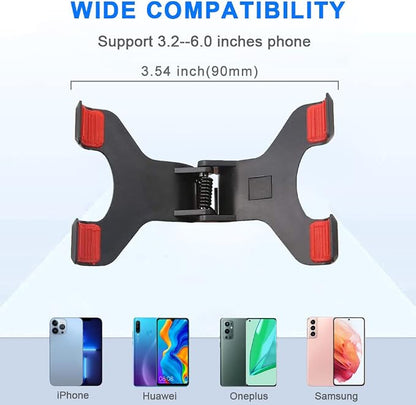 Phone Holders for Your Car: Windshield Phone Mount with Long Arm, 360° Rotation Strong Suction Cell Phone Car Mount, Anti-Shake Stabilizer for iPhone, Samsung, All Smartphones