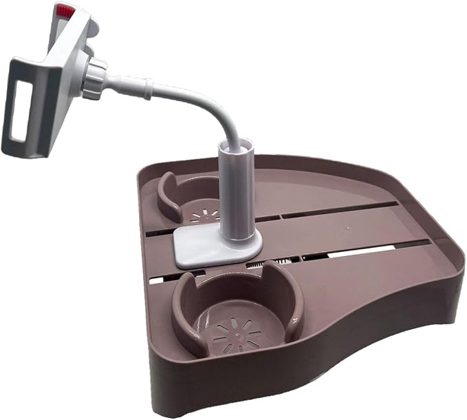 MYCENSE Hot Tub Tray Phone Stand, Waterproof Adjustable Hot Tub Accessories with Cup Holder, Serving Tray for Park, Camping Yard