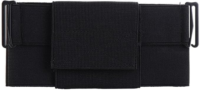 Leadigol Slim Running Phone Belt Bag, 18x9cm Waist Bag Money Belts Waist Pack Pouch Running Phone Holder Bag for Hiking Climbing Outdoor Women Men(17.5cm)