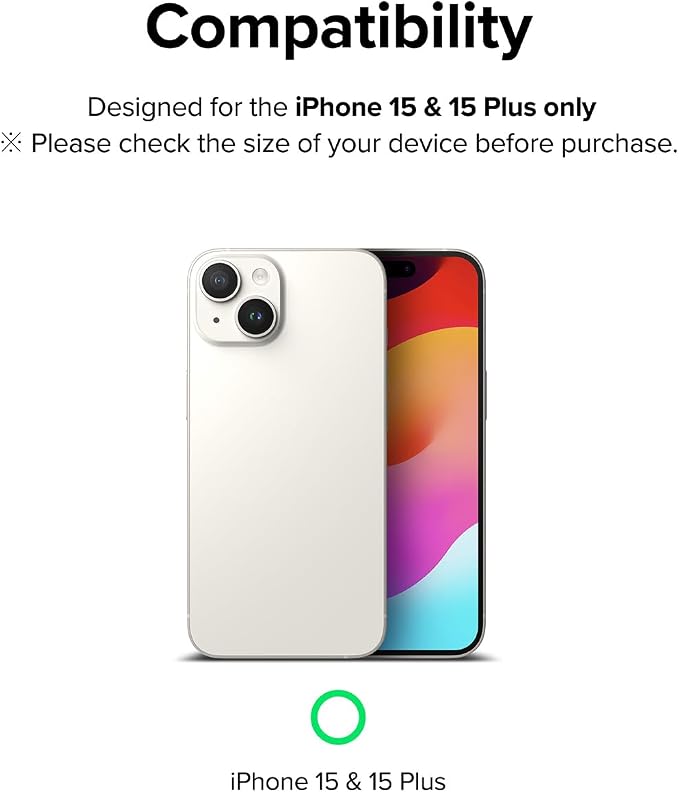 Ringke Camera Styling [Make the Phone Look Better] Compatible with iPhone 15 Camera Lens Protector and iPhone 15 Plus Camera Lens Protector, Protective Stylish Aluminum Frame - Black