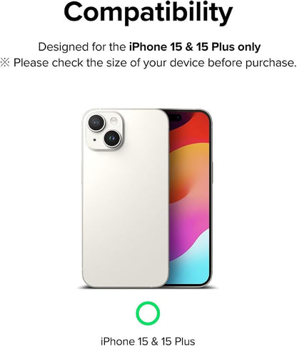 Ringke Camera Styling [Make the Phone Look Better] Compatible with iPhone 15 Camera Lens Protector and iPhone 15 Plus Camera Lens Protector, Protective Stylish Aluminum Frame - Black
