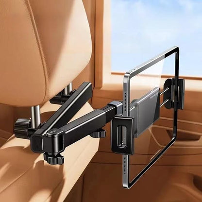 Universal Car Phone Mount - Adjustable Tablet Holder for Rear Seat Style - Fits 6-12.9 Cell Phones and Tablets - Compatible with iPhone, Samsung, Google, LG and More