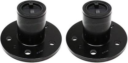 Evan-Fischer Manual Locking Hub Set of 2 compatible with Ford Ranger 90-97 Black 4.5 Bolt Circle 5-Stud 27 Splines