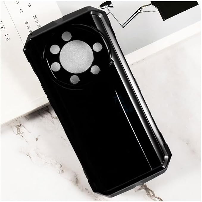 Cover for ZTE Blade A73 (6.52 inch) Case + Screen Protector，Tempered Glass 9H Hardness Protective Film and Soft Silicone Bumper Shell Black TPU Phone case - Romantic Balloon