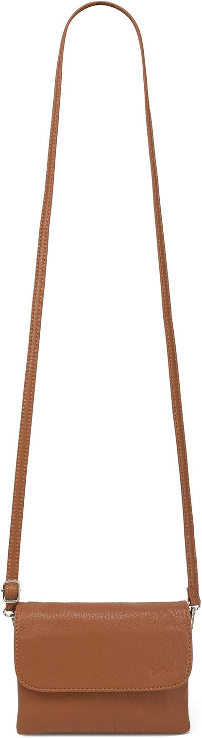 MINICAT RFID Blocking Small Crossbody Bags for Women Vegan Leather Mini Travel Purses Cell Phone Purse Cross Body Bag