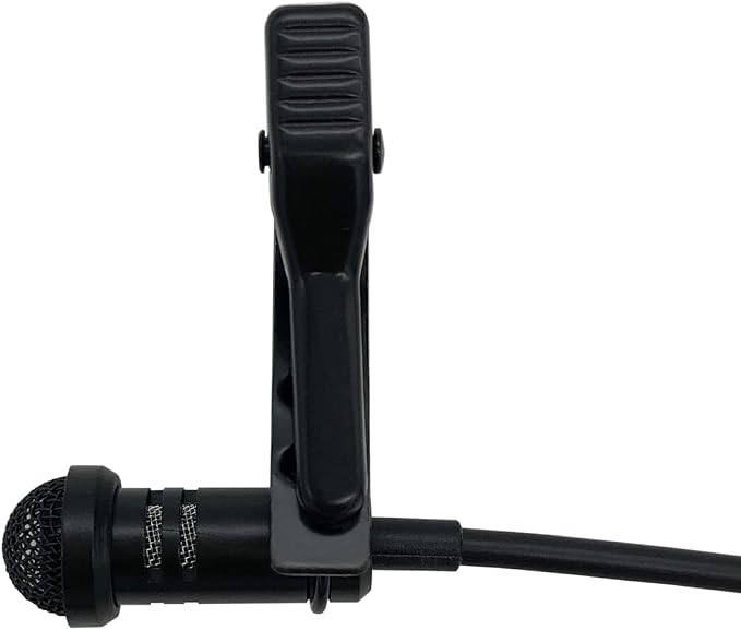 Lavalier Microphone Replacement for Sennheiser Wireless Transmitter/ME 2 Mic - Lav Lapel Clip, Wearable, Omnidirectional, 3.5mm TRS