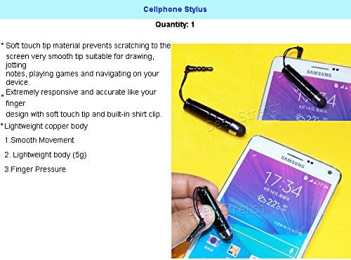 6400mAh Extended Double Layer Battery Universal Desktop Charger Black Back Door Cover Soft TPU Full Edge Protection Case Stylus Compatible with Samsung Galaxy S4 Mini I9190L Phone