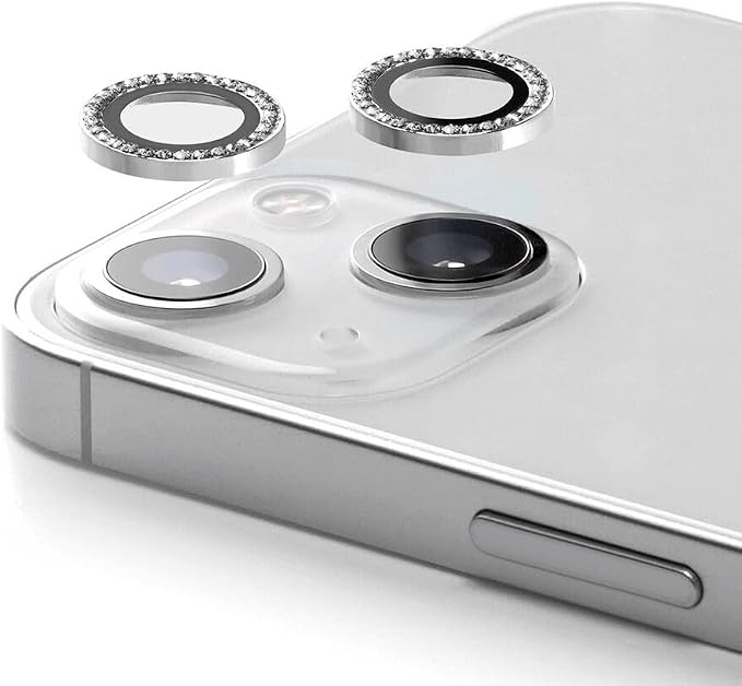 CASETiFY Camera Lens Gem [Easy Application] for iPhone 15/15 Plus - Silver